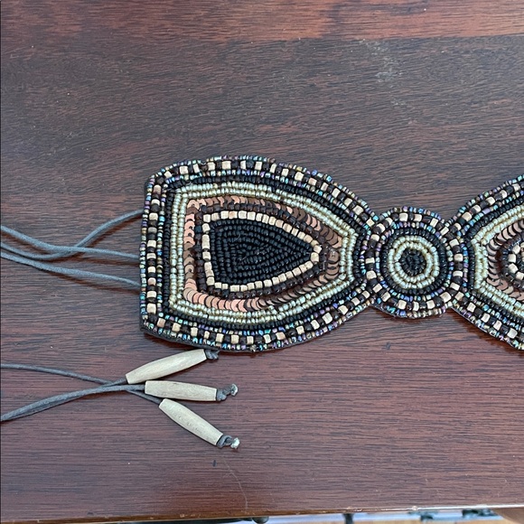 Beaded Bohemian Statement Belt - Picture 4 of 8